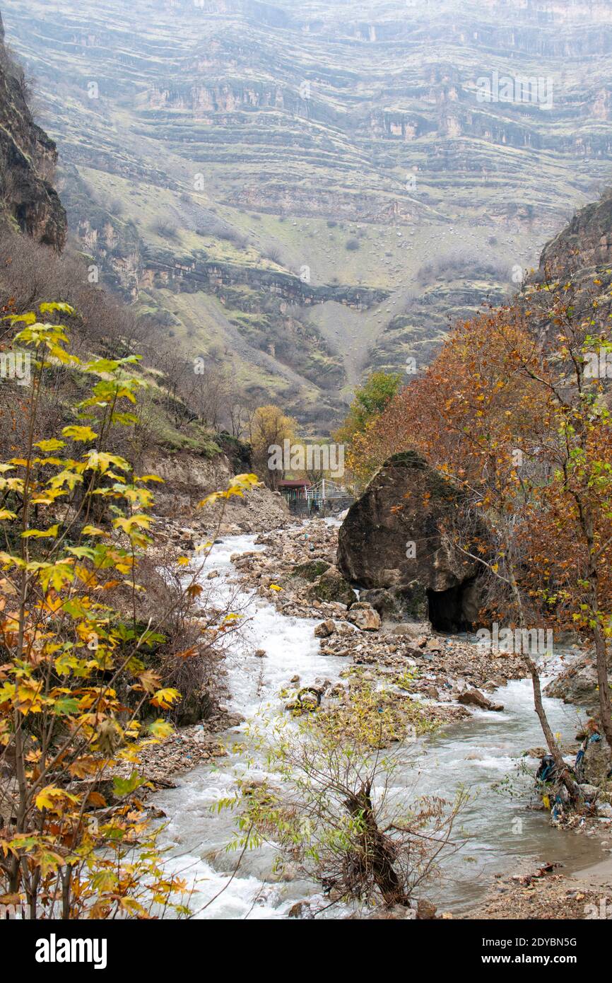 Kurdistan iraq Kharand fiume Foto Stock