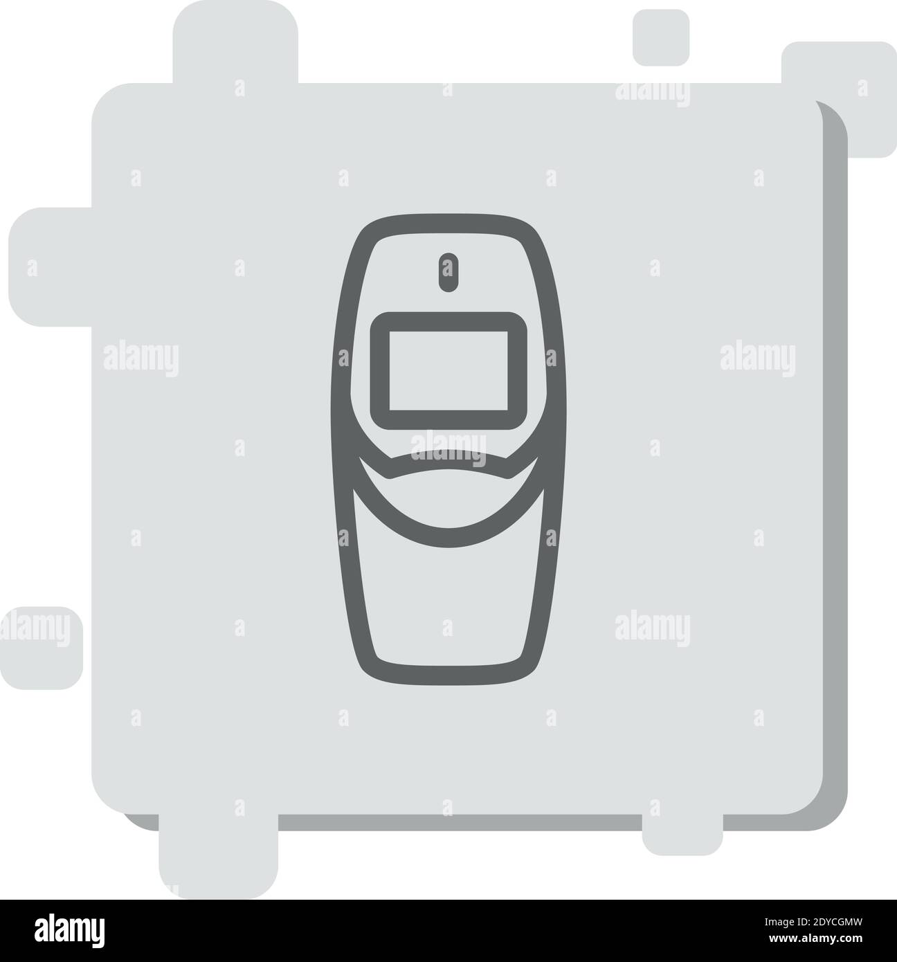 icona vettore nokia semplice illustrazione vettoriale moderna Illustrazione Vettoriale