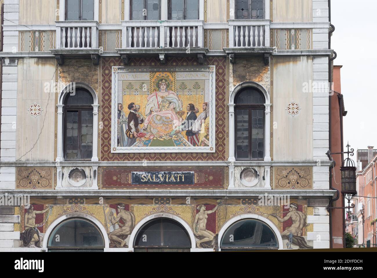 Venezia Palazzo Salviati Foto Stock