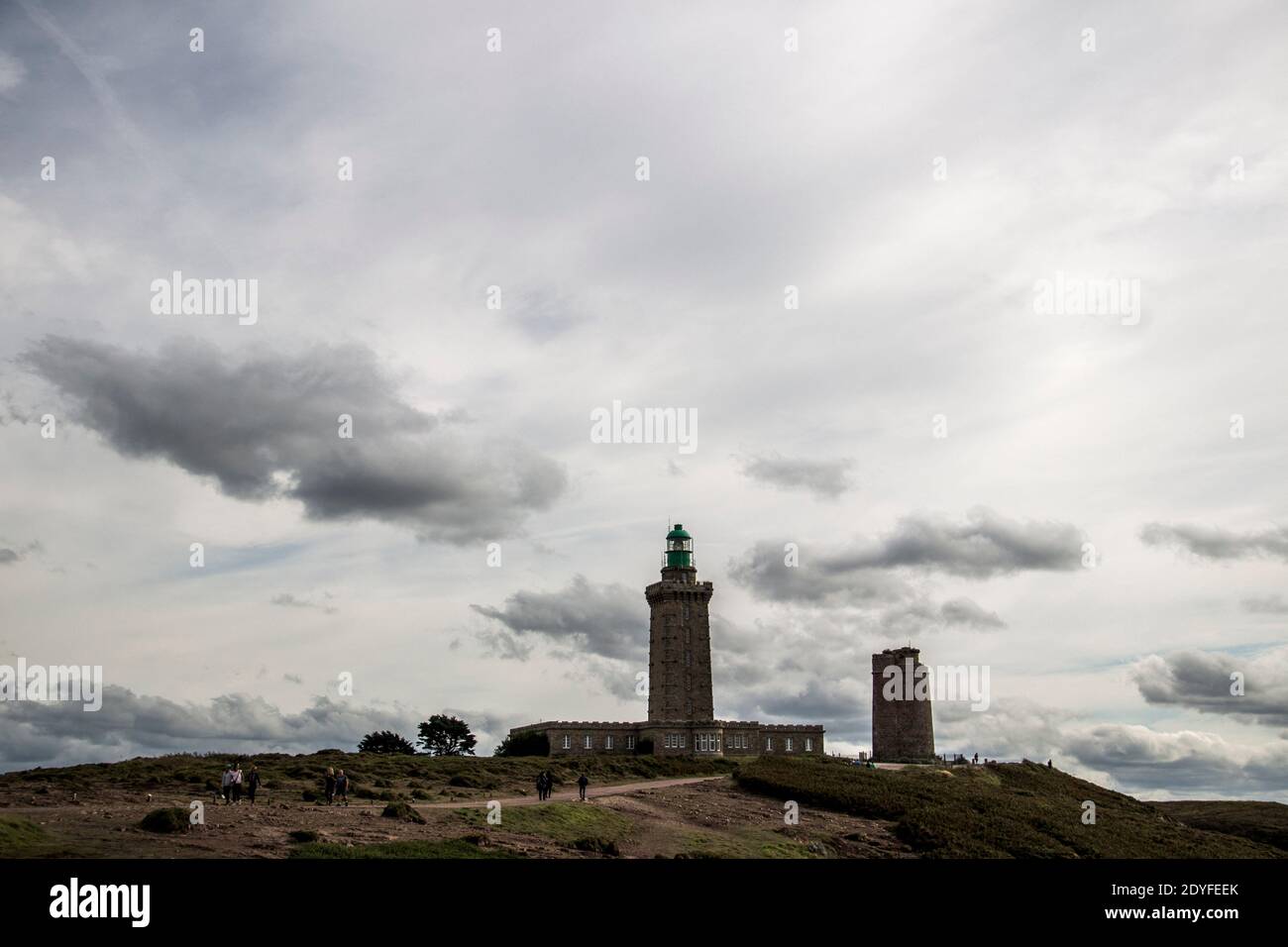 FRA - DAL LATTE A FRÉHEL. Il punto di Cap Frehel. FRA - DE LA LATTE A FRÉHEL. La pointe du Cap Fréhel. Foto Stock