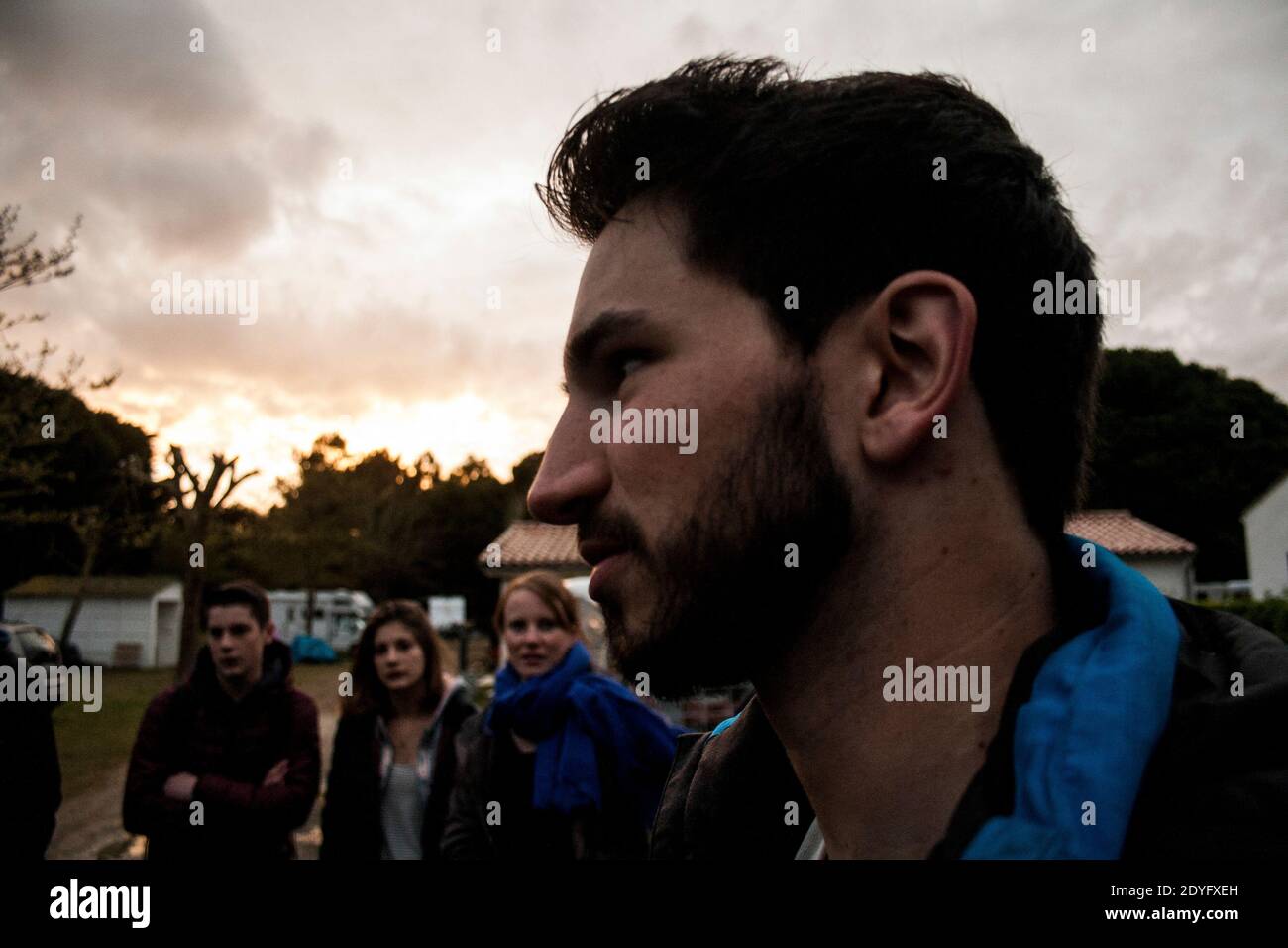 Fuori stagione. Una settimana di vacanze sull'Ile de Ré. Hors-Saison. Une semaine de vacance sur l'Ile de Ré. Foto Stock
