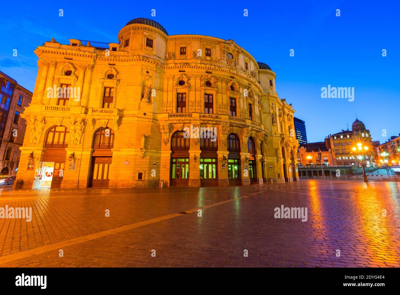 Teatro Arriaga (Opera), Bilbao, Bizkaia, Paesi Baschi, Spagna, Europa Foto Stock