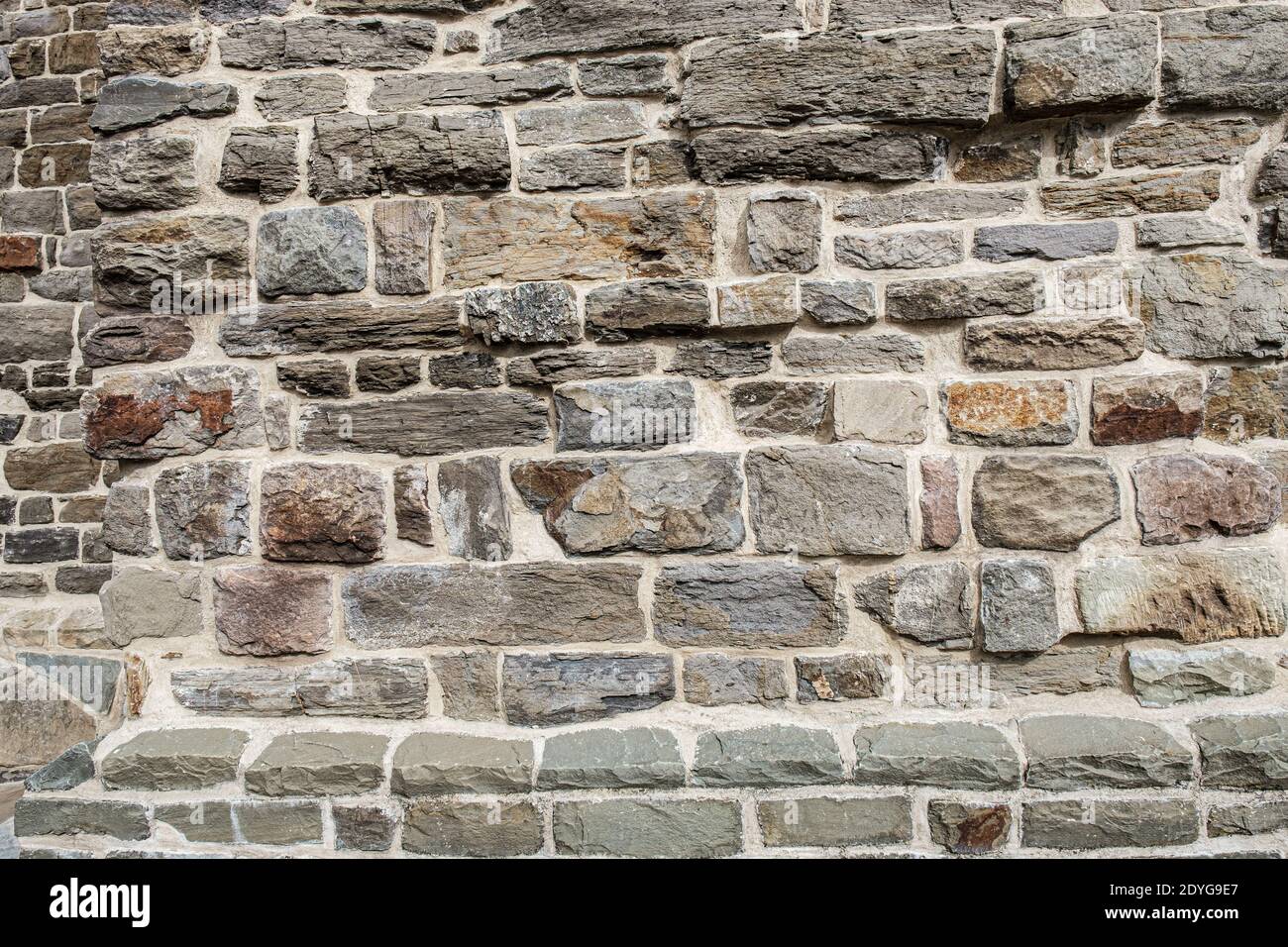 Il vecchio muro di mattoni texture Foto Stock