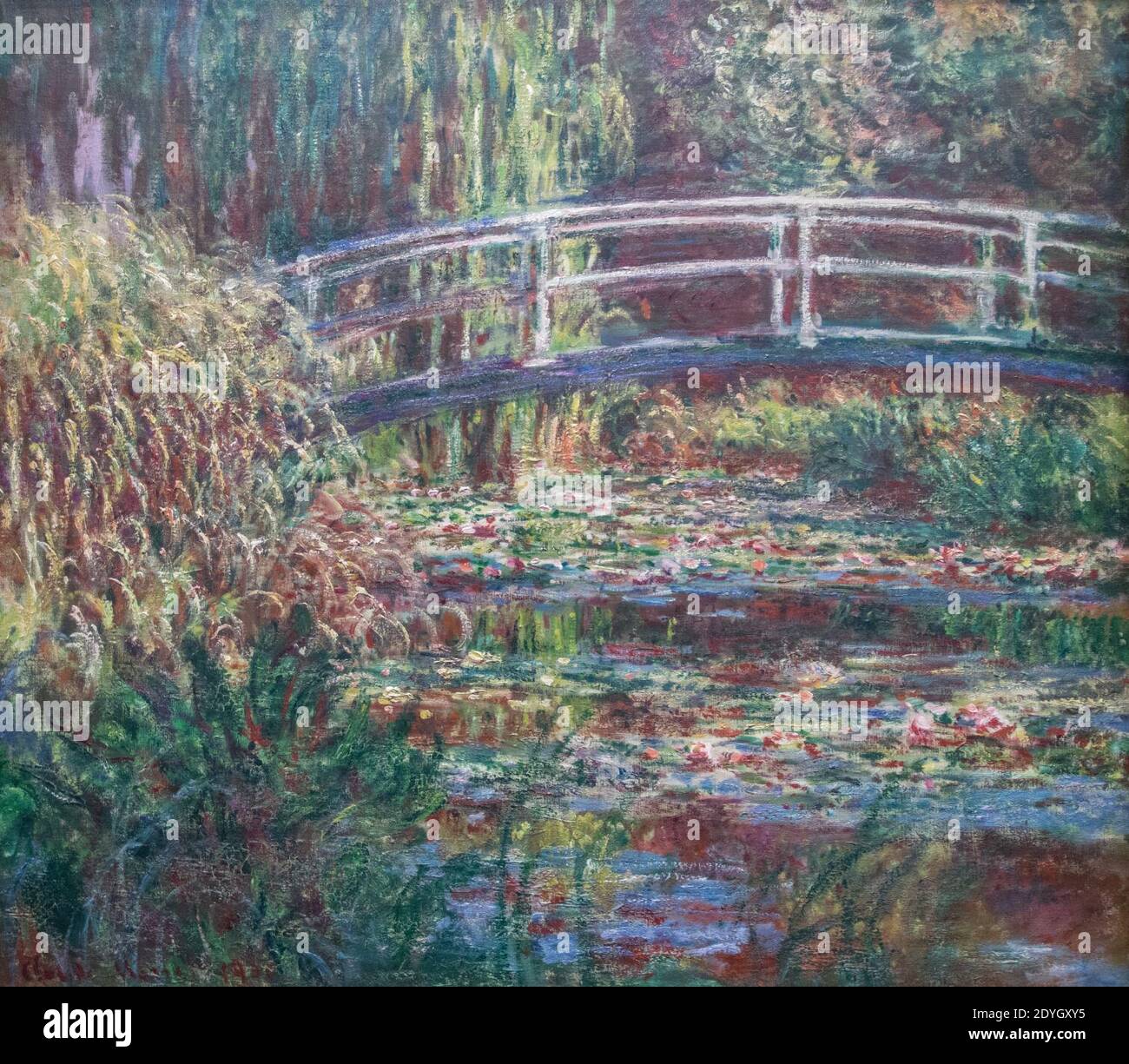 Le Bassin aux nymphéas, harmonie Rose - Claude Monet. Foto Stock