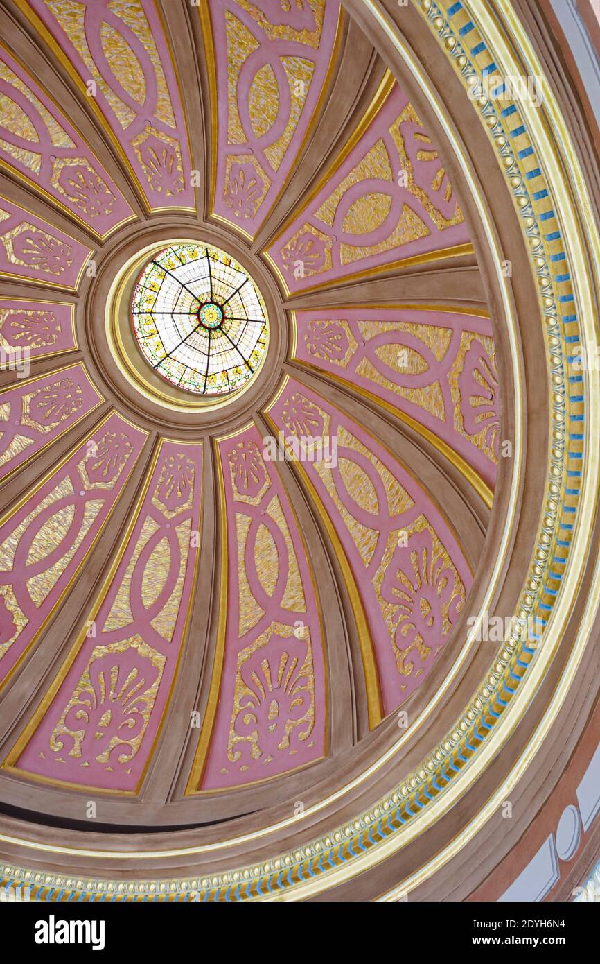 Alabama Montgomery state Capitol edificio rotonda cupola, interno, Foto Stock