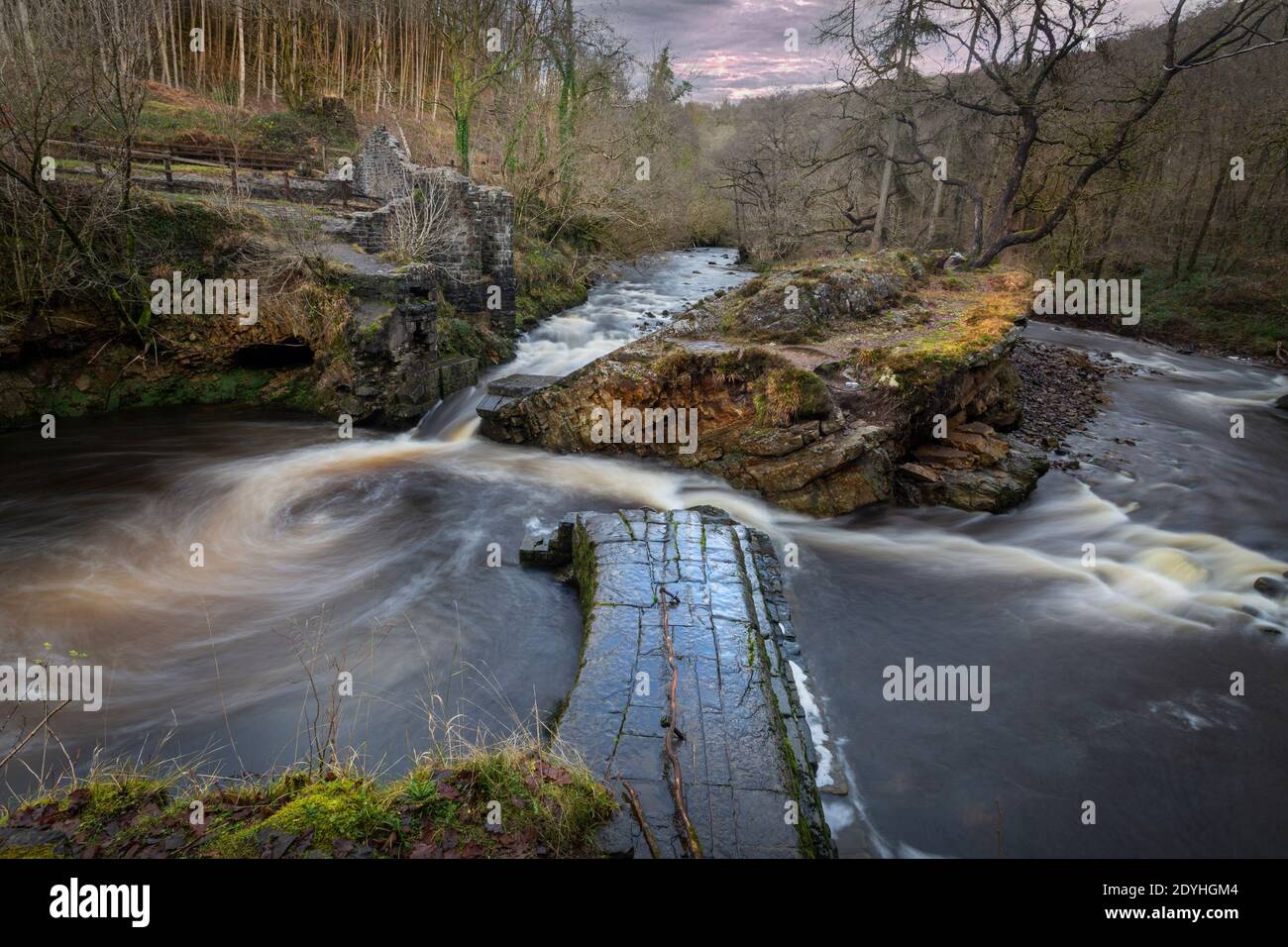 La Mellte Avon River Foto Stock