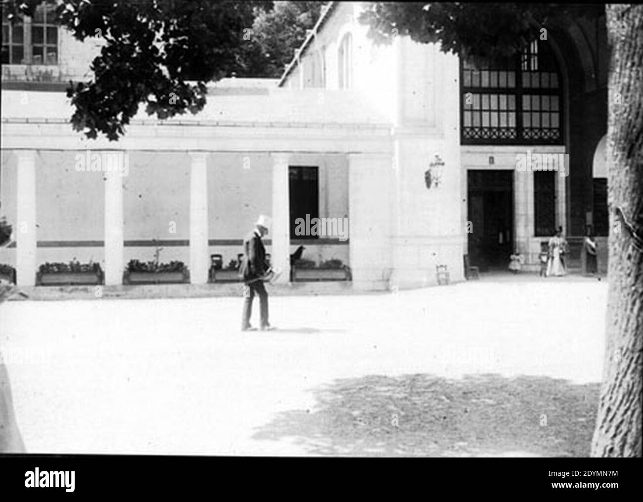 Le Baron de Nervo Luchon le 28 août 1895 TRU C 1 - Fonds Trutat. Foto Stock