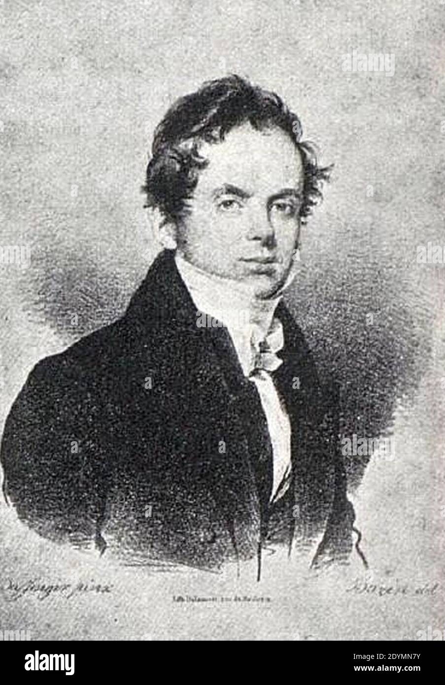 Le Baron Guillaume-Isidore de Montbel député ministre et maire de Toulouse de 1826 à 1829. Foto Stock