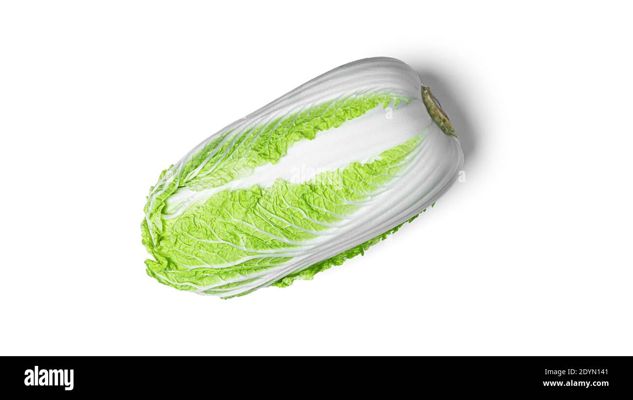 Peching cavolo su sfondo bianco. Foto di alta qualità Foto Stock
