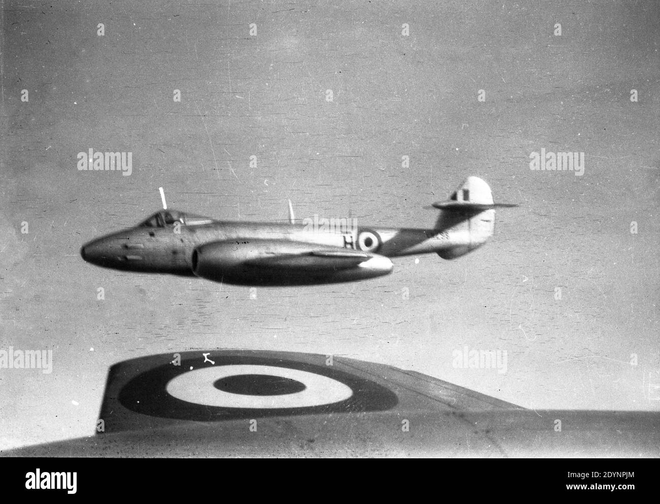 ROYAL AIR FORCE Gloster Meteor Foto Stock