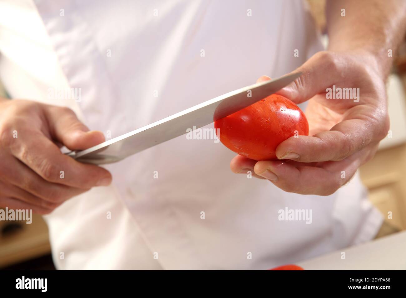 povaviny připravené k vaření , kuchařská linka s ingredienti , kuchyňská linka , Foto Stock