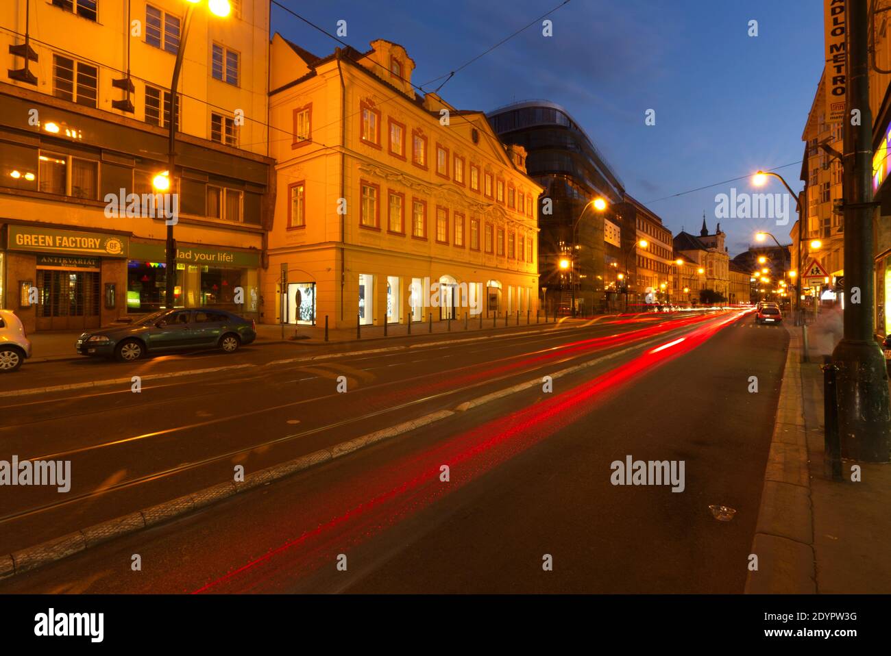 Notte Praga Foto Stock