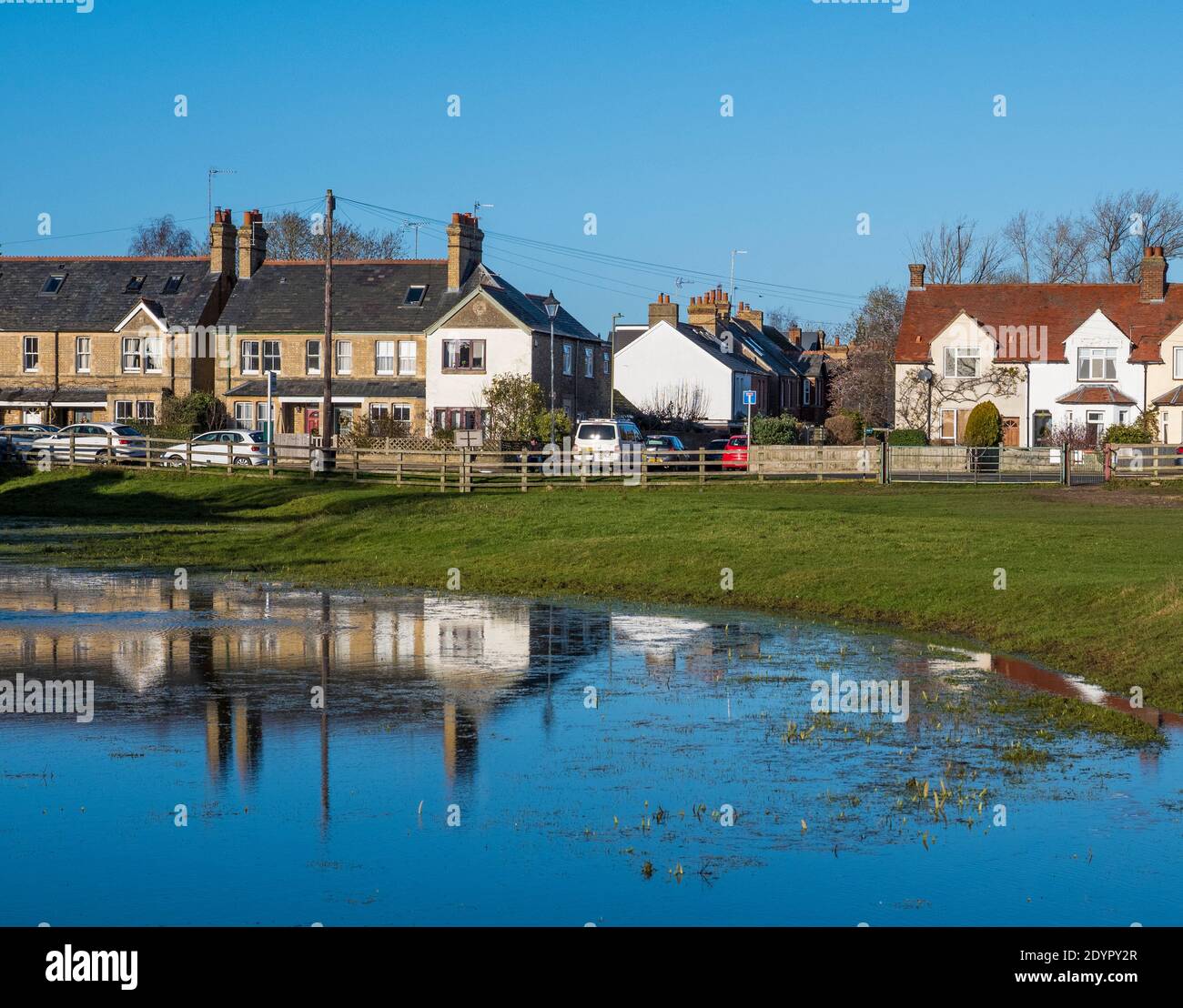 Wolvercote Village, Wolvercote Village, Port Meadow, Oxford, Oxfordshire, Inghilterra, Regno Unito, GB. Foto Stock