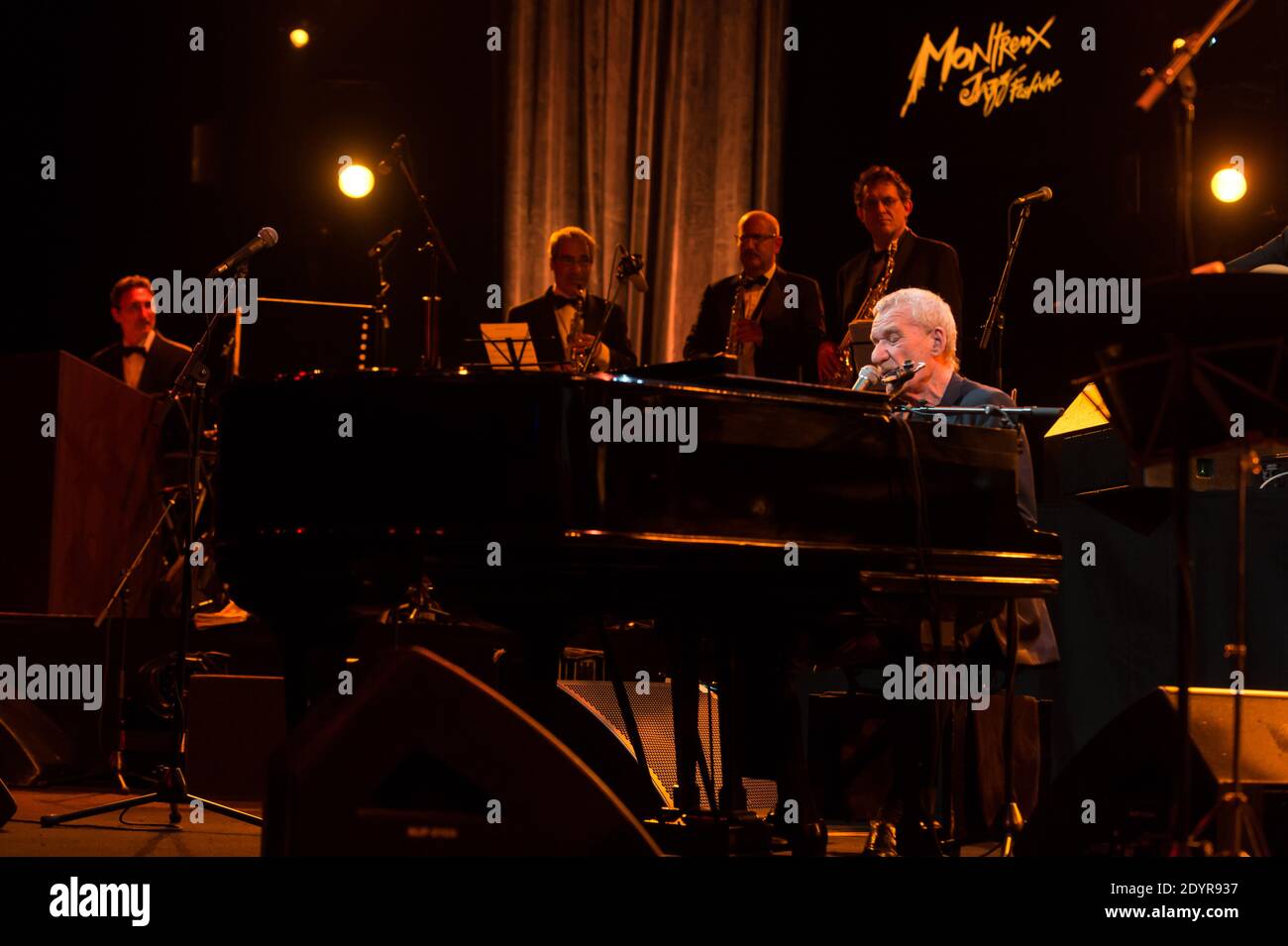 Paolo Conte suona al Montreux Jazz Festival di Montreux, Svizzera, l'8 luglio 2013. Foto di Loona/ABACAPRESS.COM Foto Stock