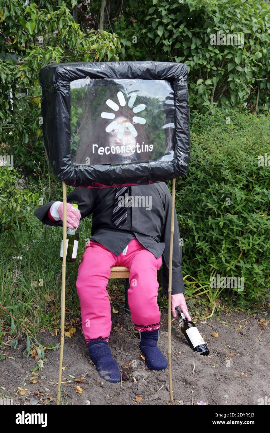 Goostrey Village Scarecrow Festival Foto Stock