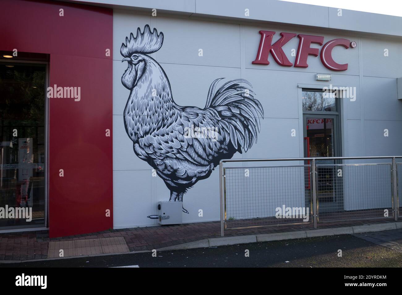 Ristorante KFC, Stratford Road, Shirley, West Midlands, Inghilterra, Regno Unito Foto Stock