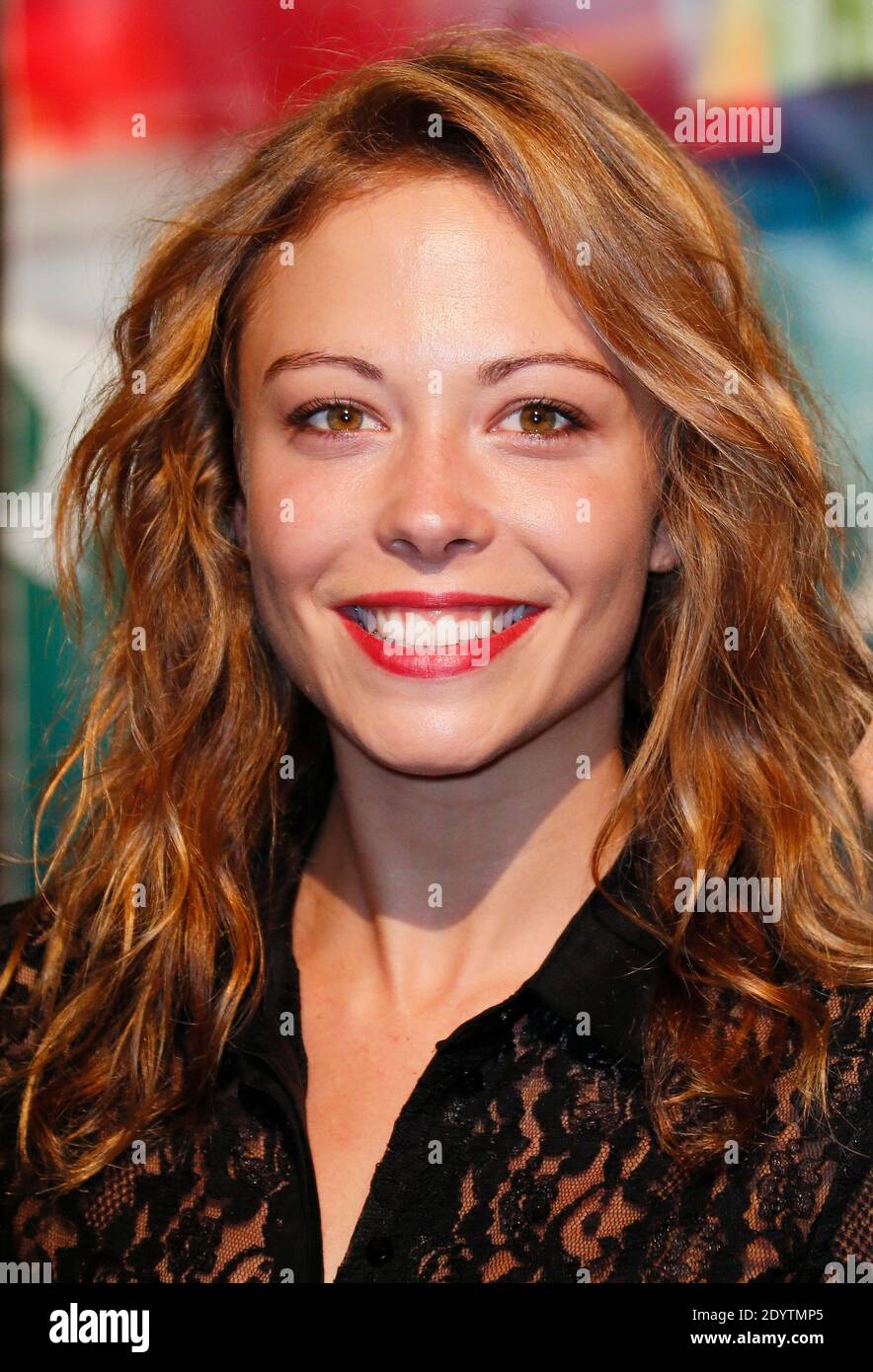 Dounia Coesens al 15° Festival della finzione televisiva cerimonia di chiusura a la Rochelle, Francia occidentale, il 15 settembre 2013. Foto di Patrick Bernard/ABACAPRESS.COM Foto Stock