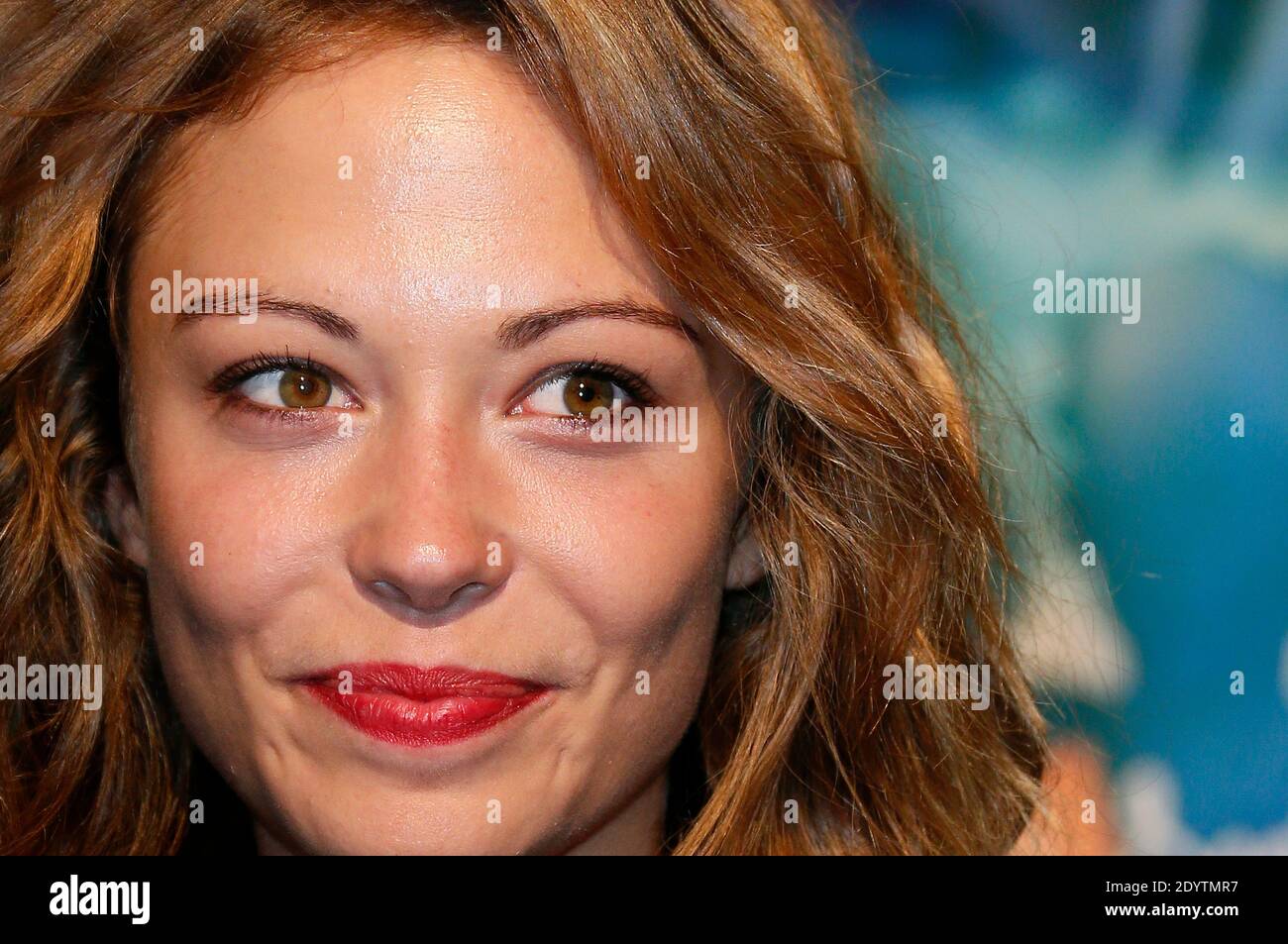 Dounia Coesens al 15° Festival della finzione televisiva cerimonia di chiusura a la Rochelle, Francia occidentale, il 15 settembre 2013. Foto di Patrick Bernard/ABACAPRESS.COM Foto Stock