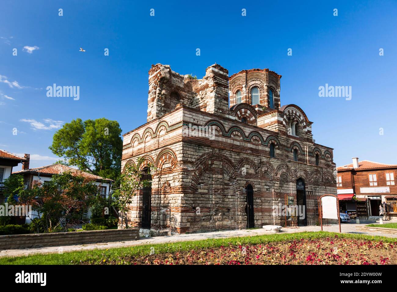 Chiesa di Cristo Pantocratore, antica città di Nessebar, Nesebar, Nessebar, provincia di Burgas, Bulgaria, Europa sudorientale, Europa Foto Stock