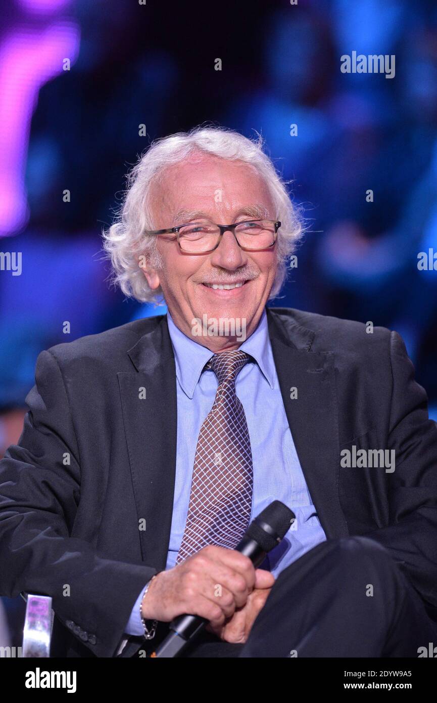 Jacques Vendroux al taping di '300 choeurs pour + de vie' per gli Ospedali della Fondazione Paris-Hôpitaux de France presieduta da Bernadette Chirac il 29 settembre 2013 a Parigi, Francia. Foto di Max Colin/ABACAPRESS.COM Foto Stock