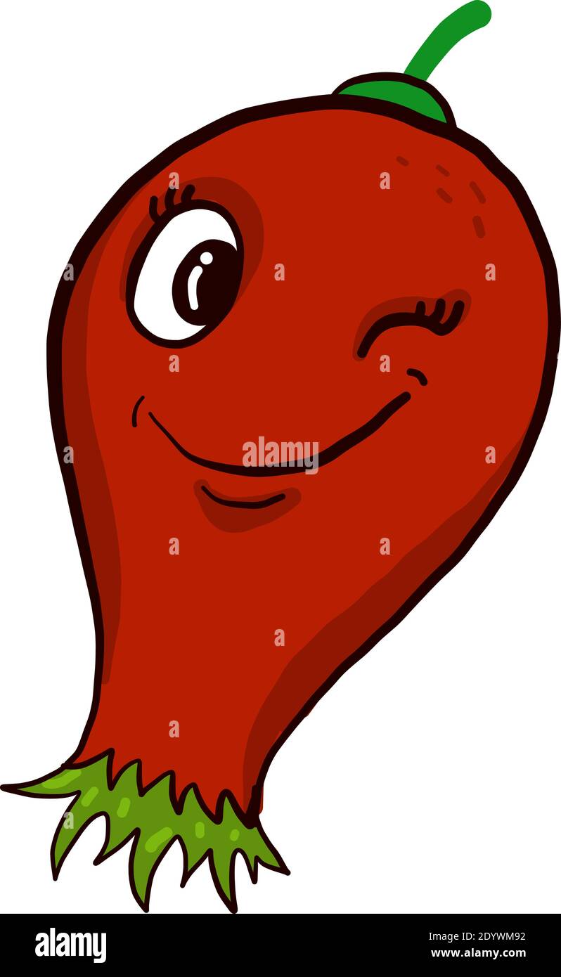 Roseanca con verricello, illustrazione, vettore su sfondo bianco. Illustrazione Vettoriale