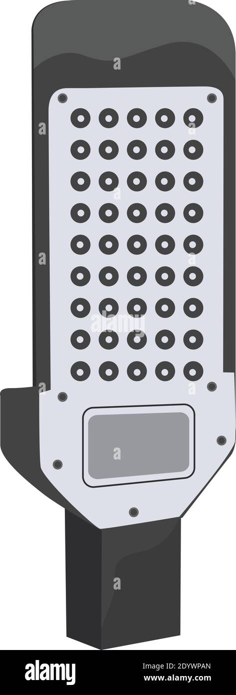 Luci a LED, illustrazione, vettore su sfondo bianco. Illustrazione Vettoriale