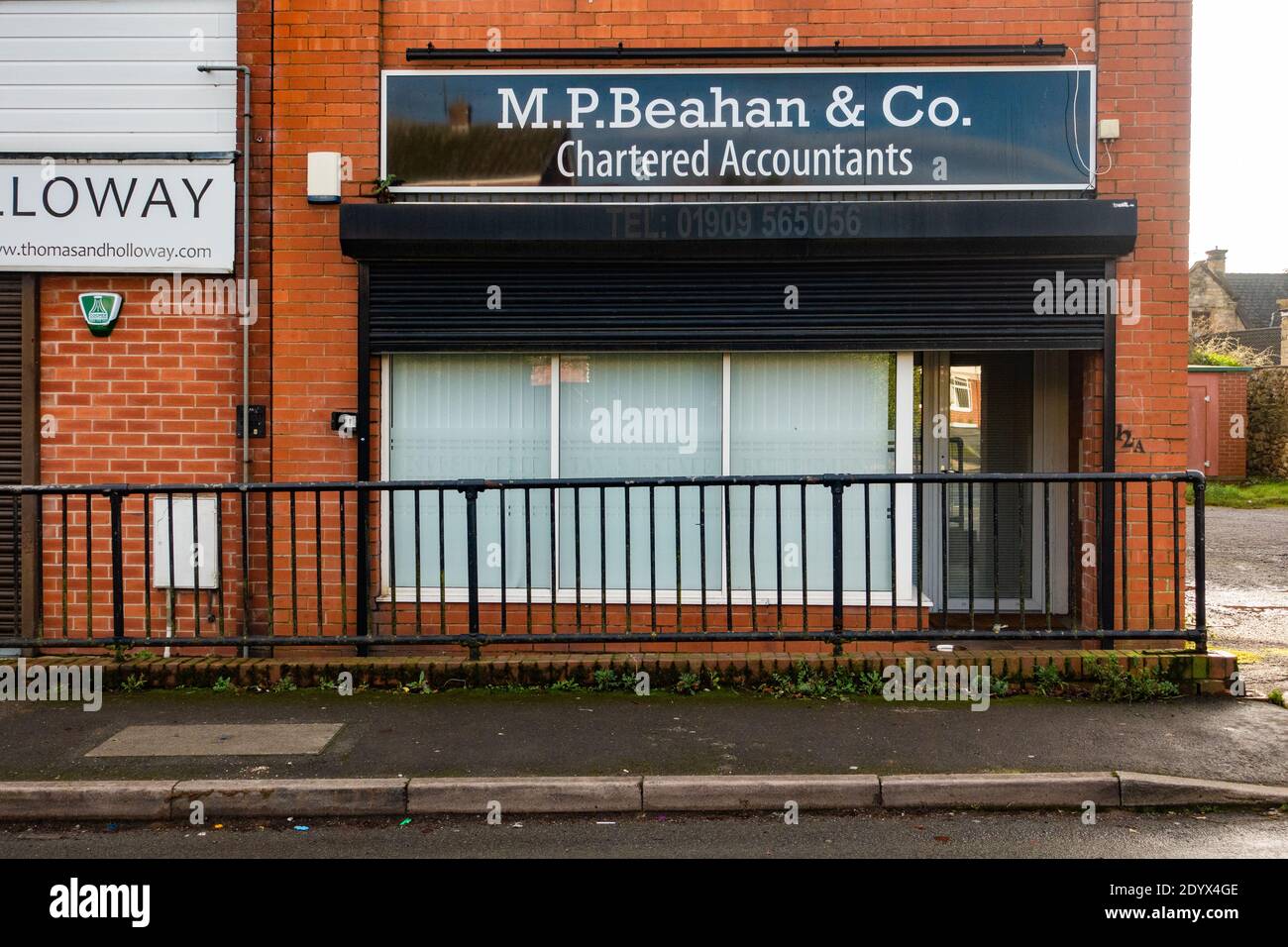 L'ufficio dei commercialisti di Accountants ha chiuso Foto Stock