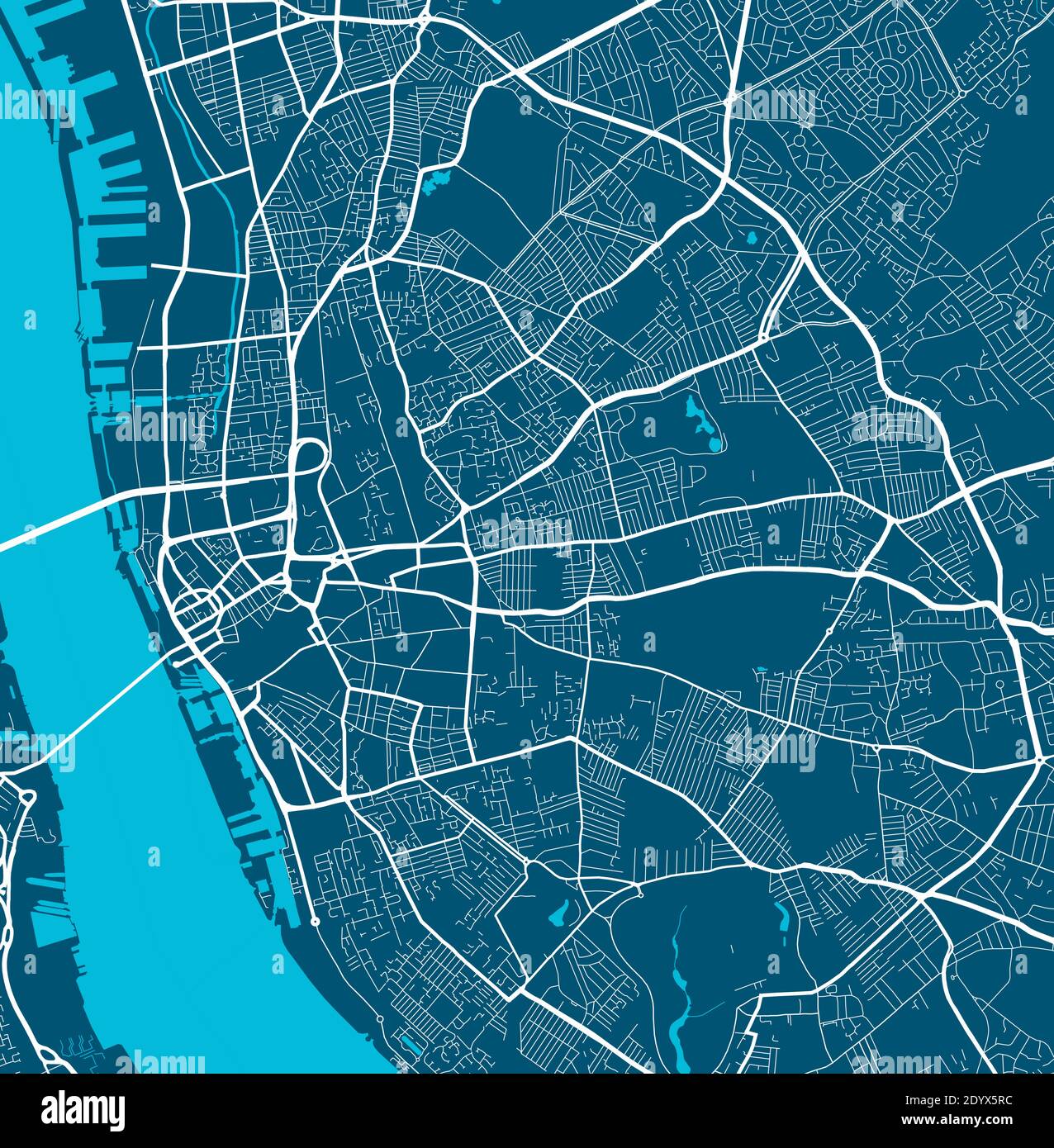 Road Map Liverpool England Immagini E Fotos Stock Alamy