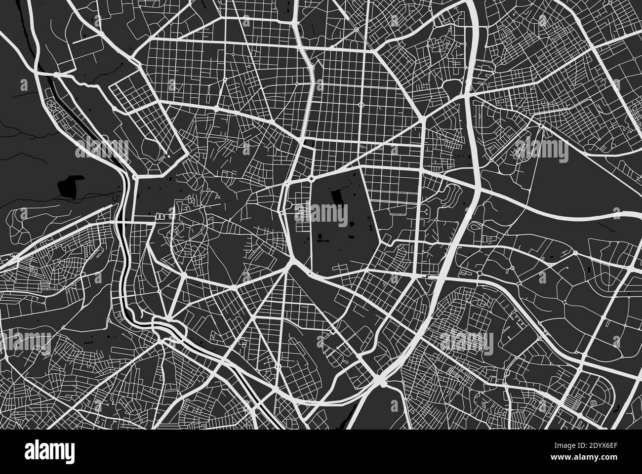 Madrid map immagini e fotografie stock ad alta risoluzione - Alamy