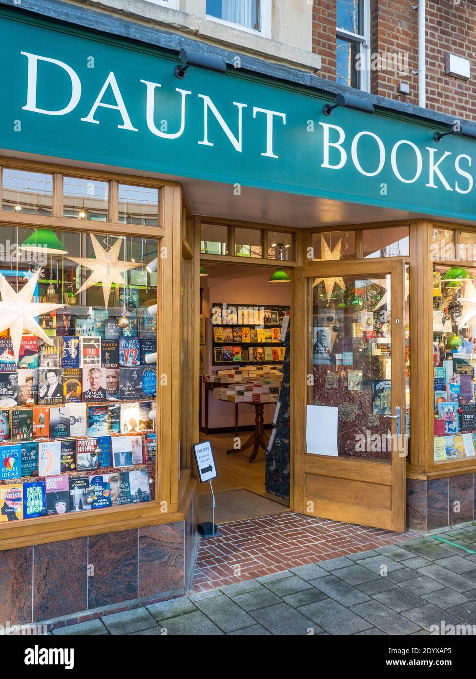 Daunt Books, Independent Bookshop, Summer Town, Oxford, Oxfordshire, Inghilterra, Regno Unito, GB. Foto Stock