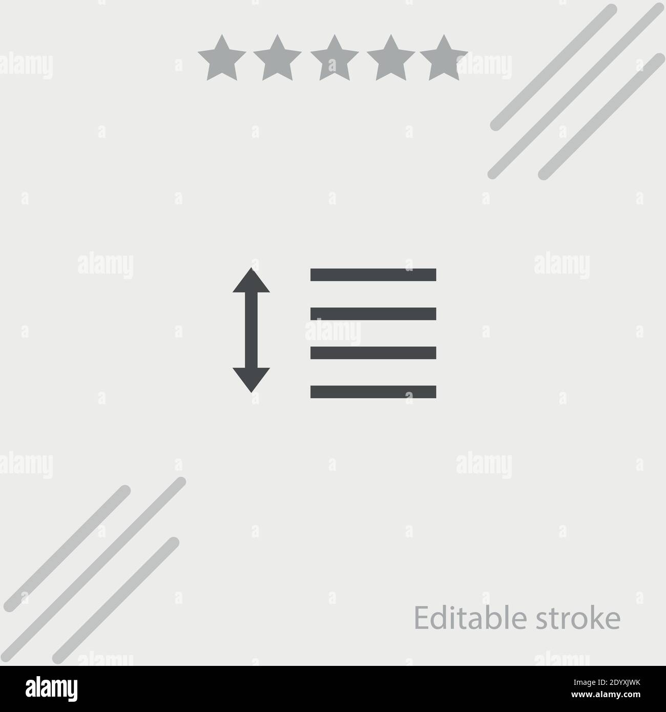 editor di testo icona vettoriale semplice illustrazione vettoriale moderna Illustrazione Vettoriale