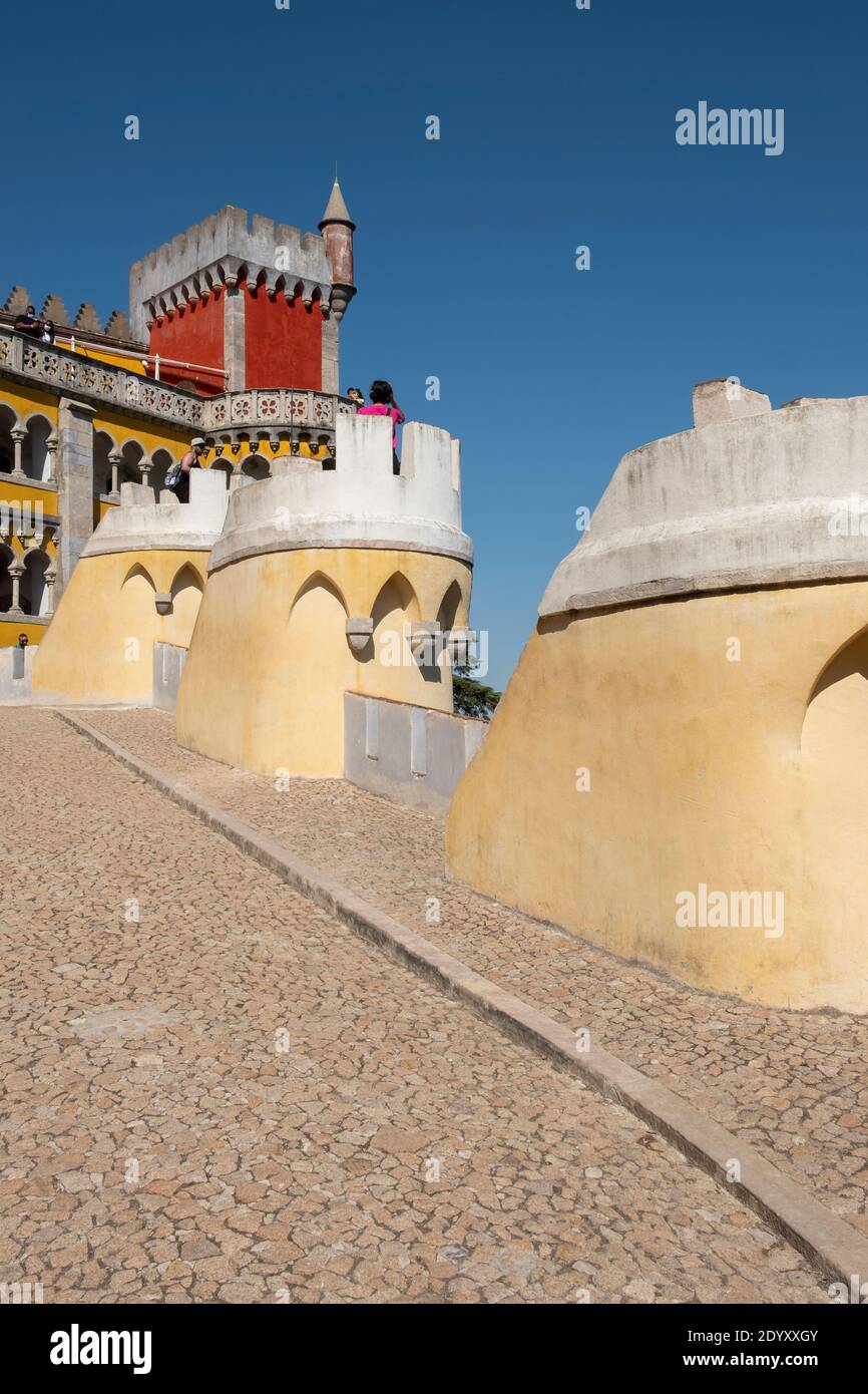 Fotografie di un viaggio turistico a Lisbona, Sintra, Cascais, Portogallo. Foto Stock