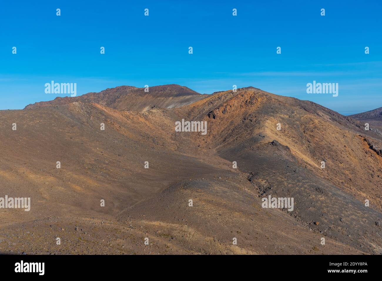 Monte Tongariro al parco nazionale di Tongariro in Nuova Zelanda Foto Stock