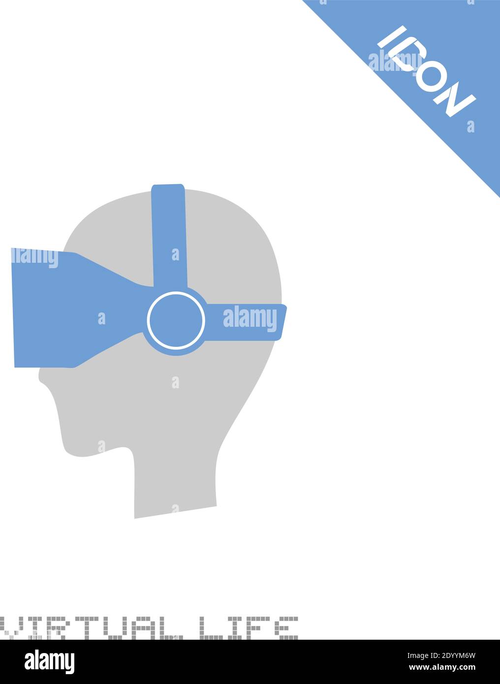 Icona di realtà virtuale Illustrazione Vettoriale