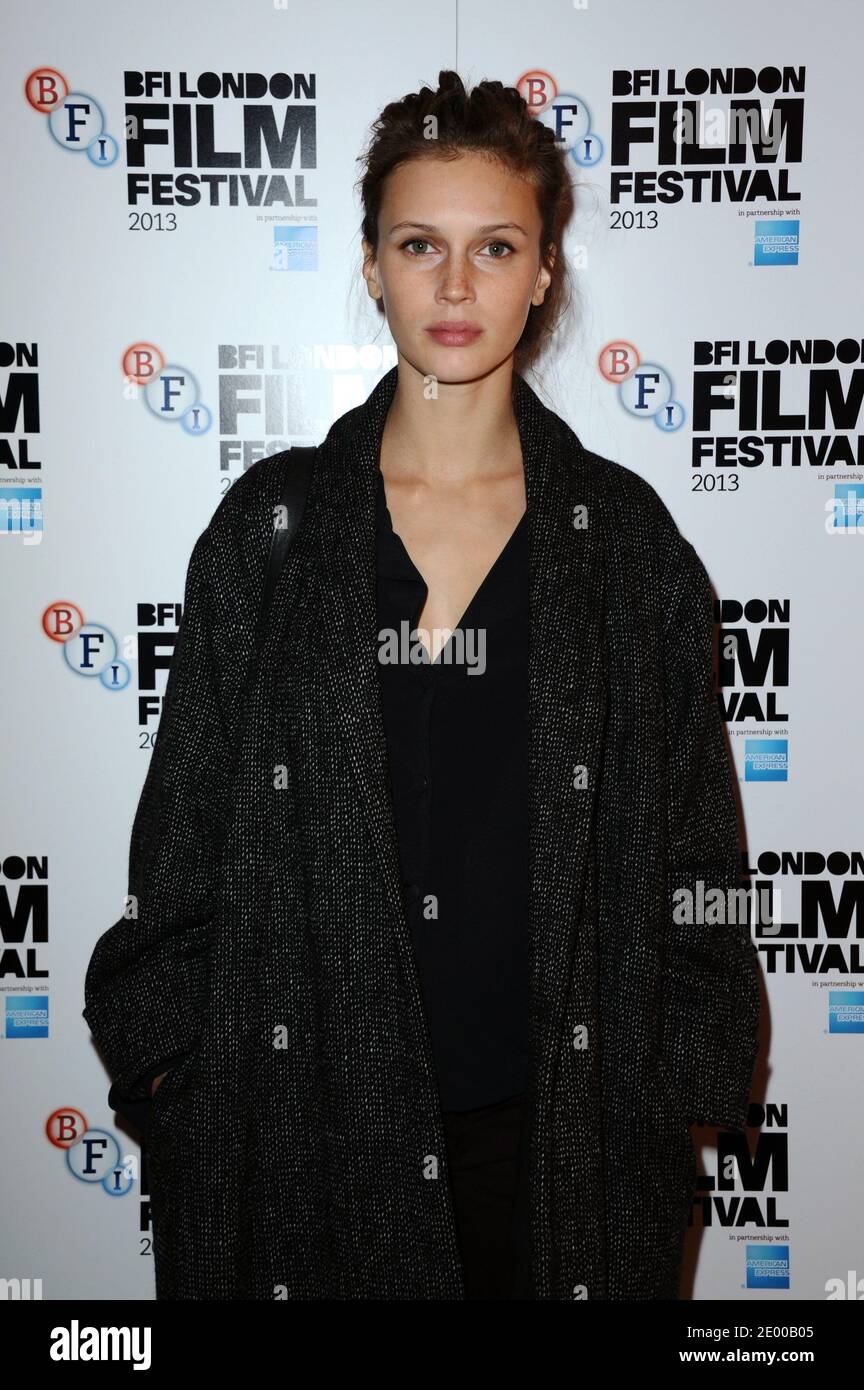 L'attrice francese Marine Vacth partecipa alla prima del film Jeune et Jolie come parte del 57° Festival del film BFI presso Vue Cinema di Londra, Regno Unito, il 14 ottobre 2013. Foto di Aurore Marechal/ABACAPRESS.COM Foto Stock