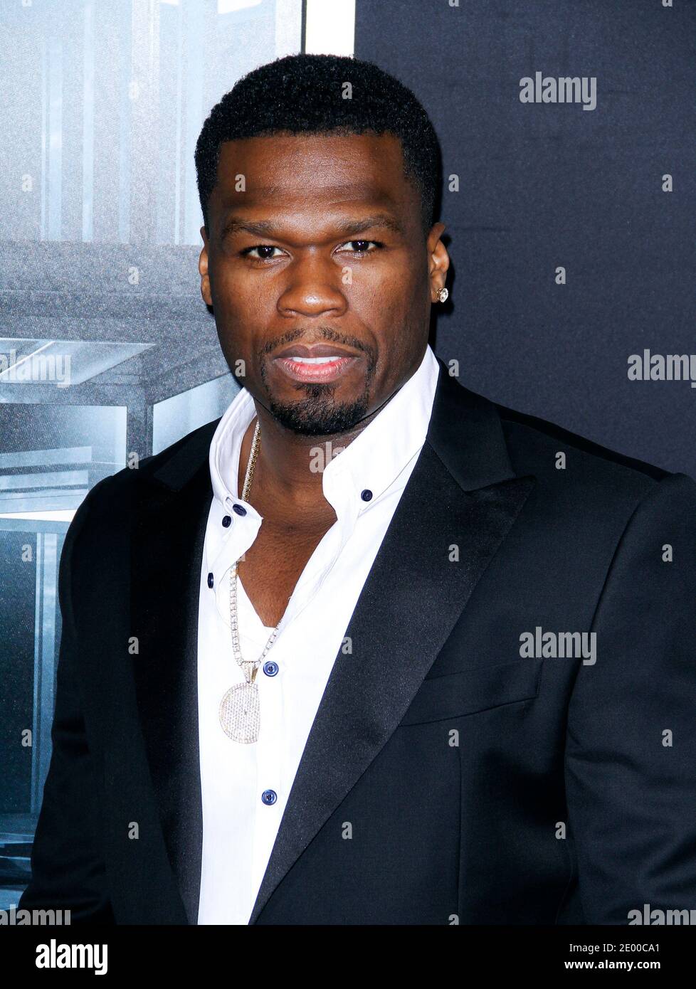Curtis '50 Cent' Jackson partecipa alla proiezione 'Escape Plan' al Regal Theatre sulla 42nd Street a New York City, NY, USA il 15 ottobre 2013. Foto di Donna Ward/ABACAPRESS.COM Foto Stock