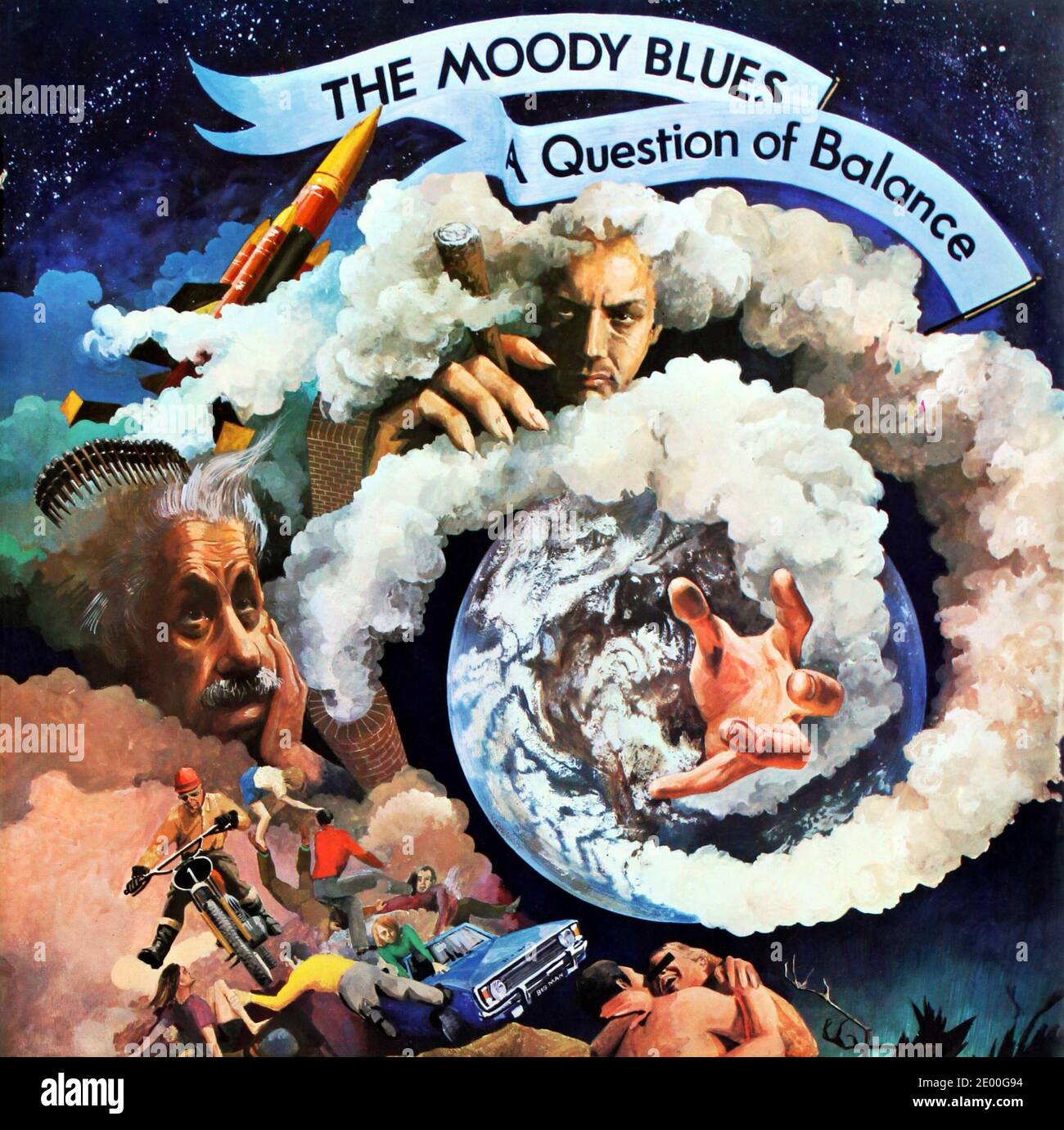 The Moody Blues: 1970. Copertina anteriore LP: Una questione di equilibrio Foto Stock