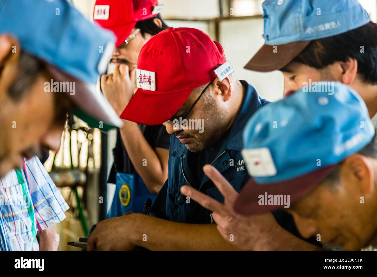 Asta del pesce in Yaidu, Giappone Foto Stock