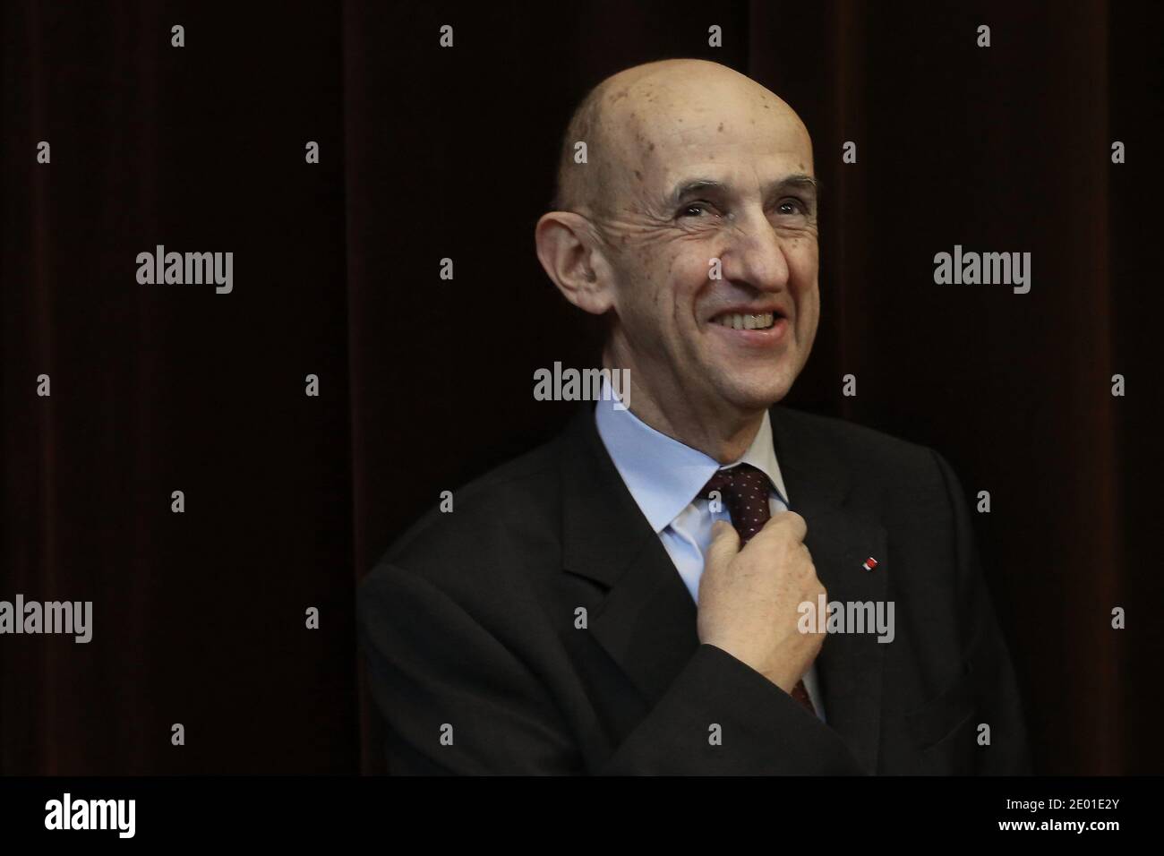 Il commissario generale per gli investimenti Louis Gallois partecipa alla Conferenza parlamentare sul grande piano di investimento tenutasi a Maison de la Chimie a Parigi, in Francia, il 28 novembre 2013. Foto di Stephane Lemouton/ABACAPRESS.COM Foto Stock