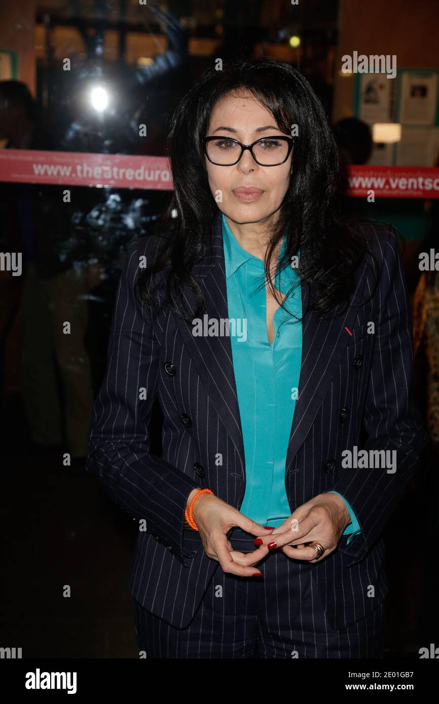 Yamina Benguigui partecipa alla festa 'la culture contre la haine' al 'Theatre du Rond-Point, a Parigi, Francia il 2 dicembre 2013. Foto Jerome Domine/ABACAPRESS.COM Foto Stock