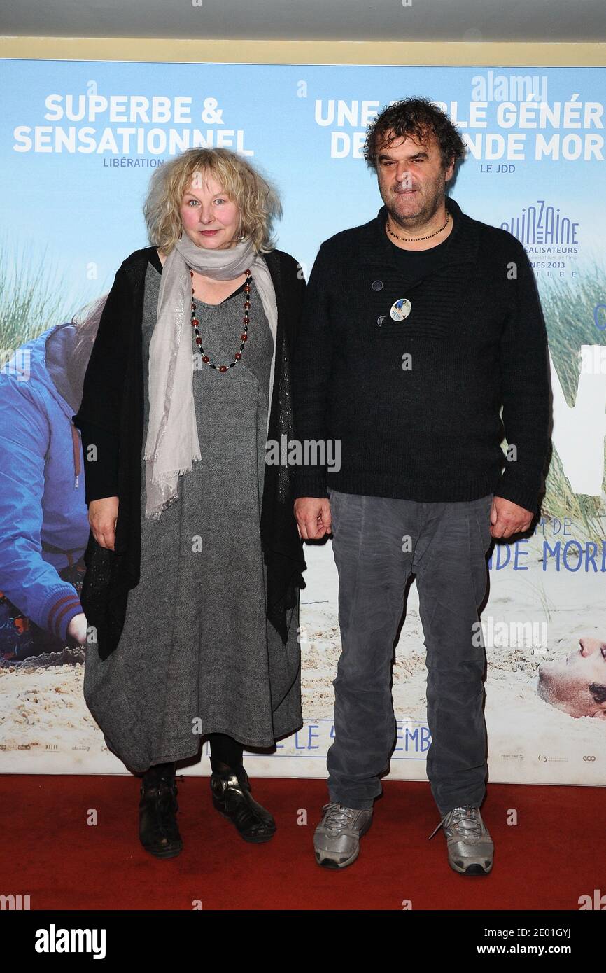 Yolande Moreau e Pippo Delbono al primo 'Henri' all'UGC Cine Cite les Halles, a Parigi, Francia, il 03 dicembre 2013. Foto di Aurore Marechal/ABACAPRESS.COM Foto Stock