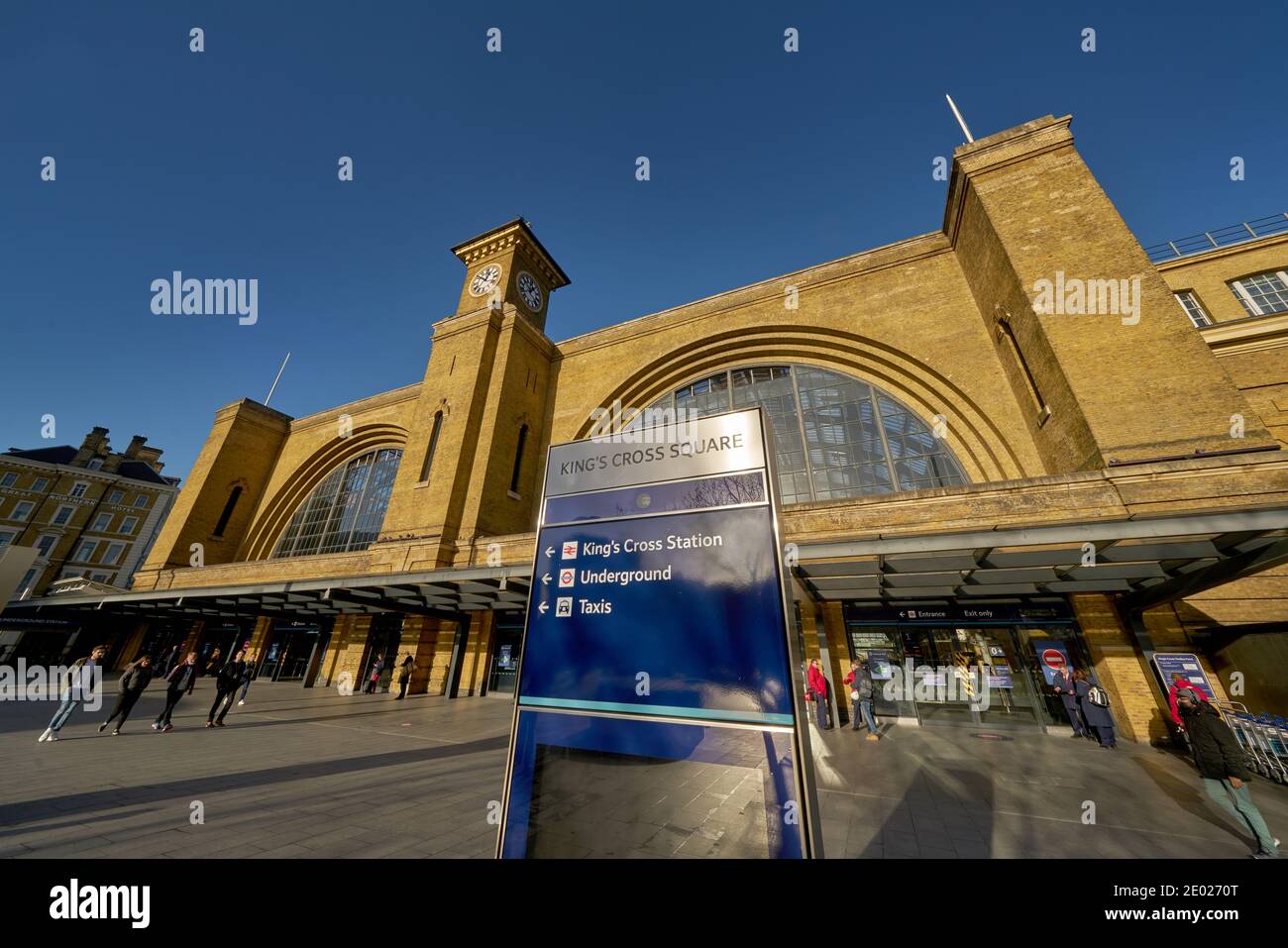 La stazione di kings cross Londra Foto Stock