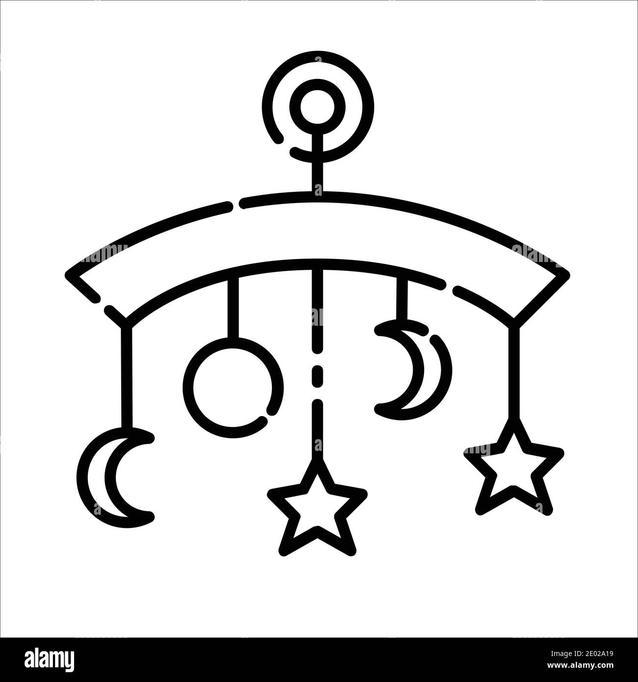 Giocattoli per bambini, icone, vettoriali, clip art, icone della linea di illustrazione Illustrazione Vettoriale