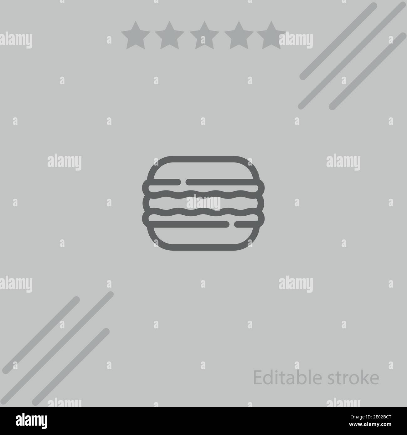grande icona vettoriale macaroon semplice illustrazione vettoriale moderna Illustrazione Vettoriale