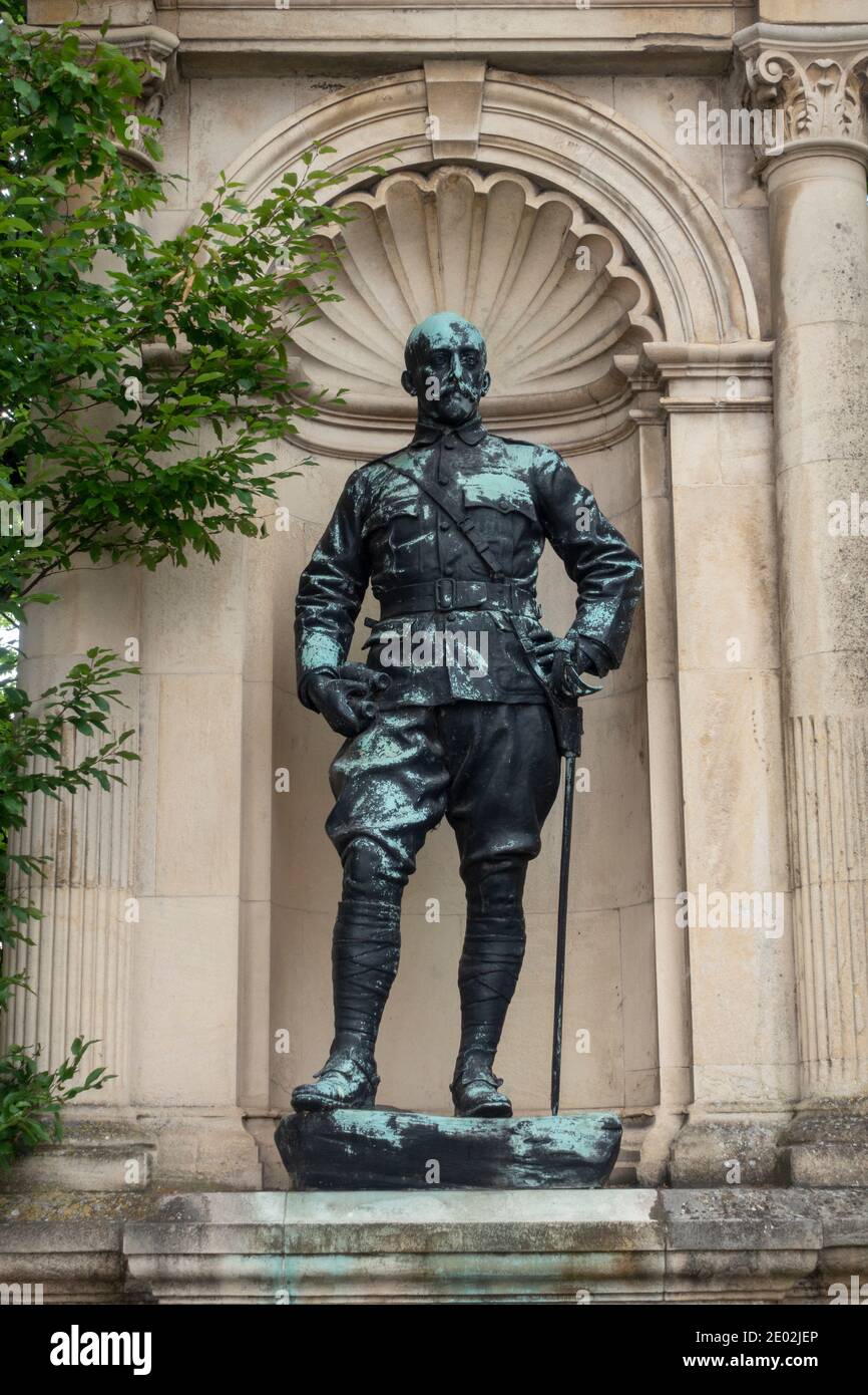 Monumento del Principe Cristiano Vittorio di Schleswig-Holstein di W Goscombe John a Windsor, Berkshire, Regno Unito. Foto Stock