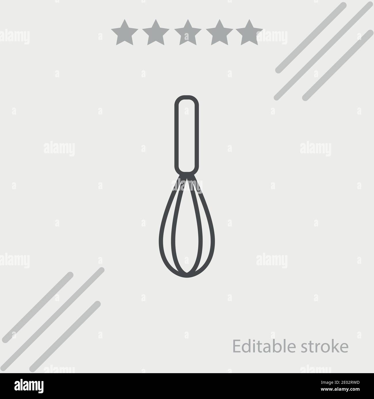 icona vettoriale del miscelatore manuale semplice illustrazione vettoriale moderna Illustrazione Vettoriale