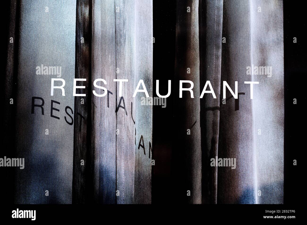 Ristorante, Barcellona, Spagna. Foto Stock