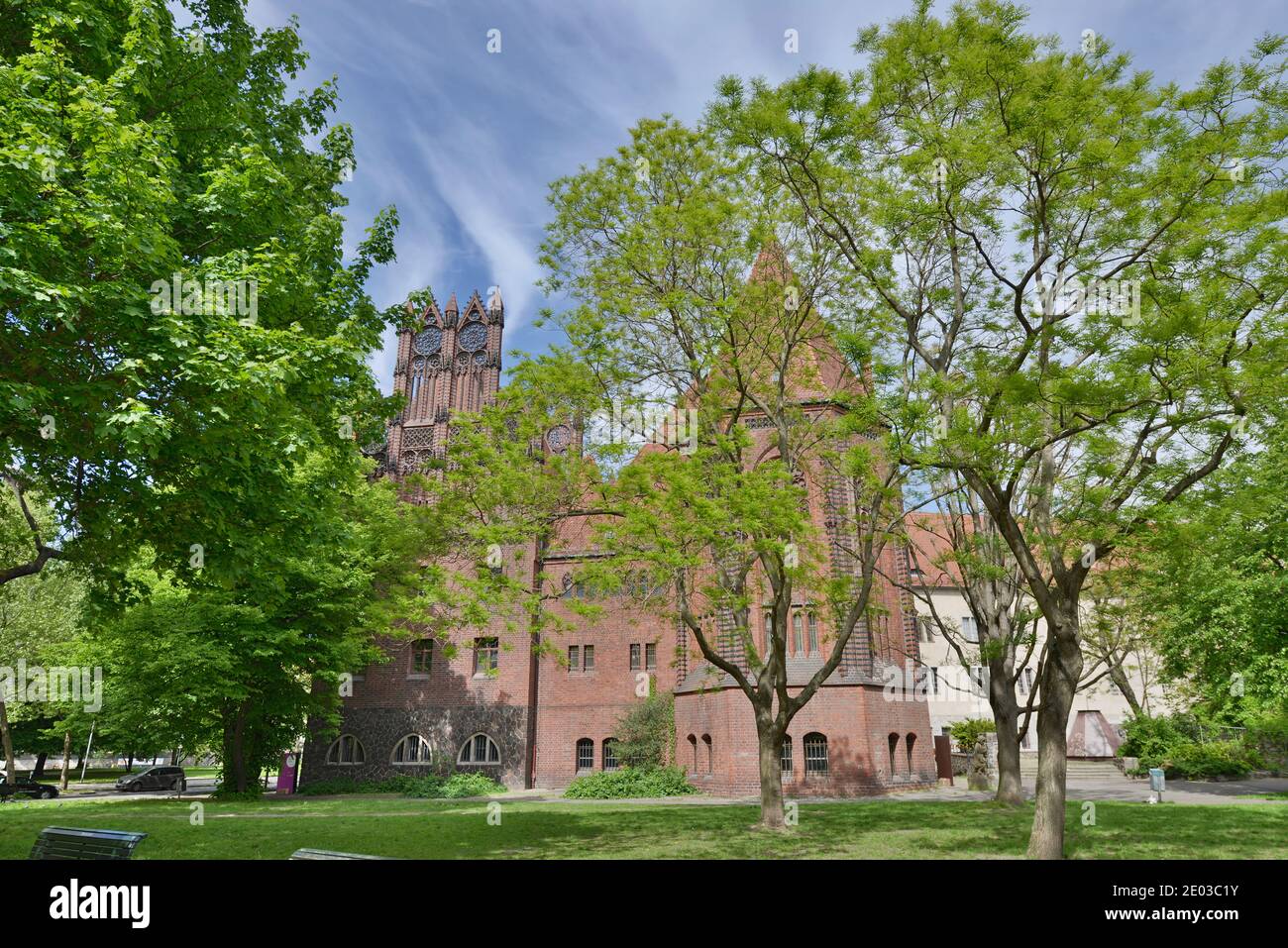 Maerkisches Museum, Koellnischer Park, nel quartiere Mitte di Berlino, Deutschland Foto Stock