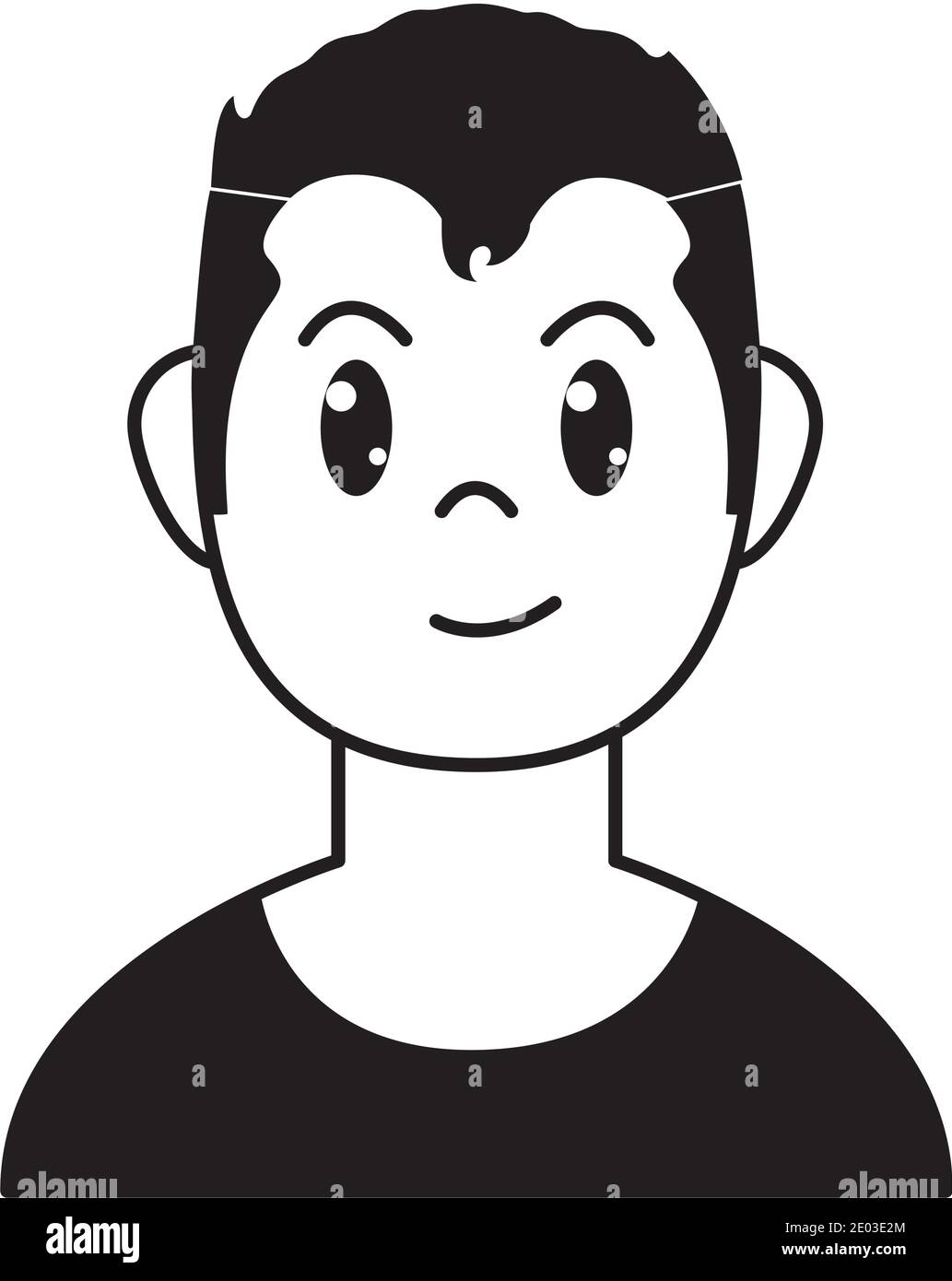 giovane uomo sorridente icona su sfondo bianco, illustrazione vettoriale Illustrazione Vettoriale giovane uomo sorridente icona su sfondo bianco, illustrazione vettoriale Illustrazione Vettoriale