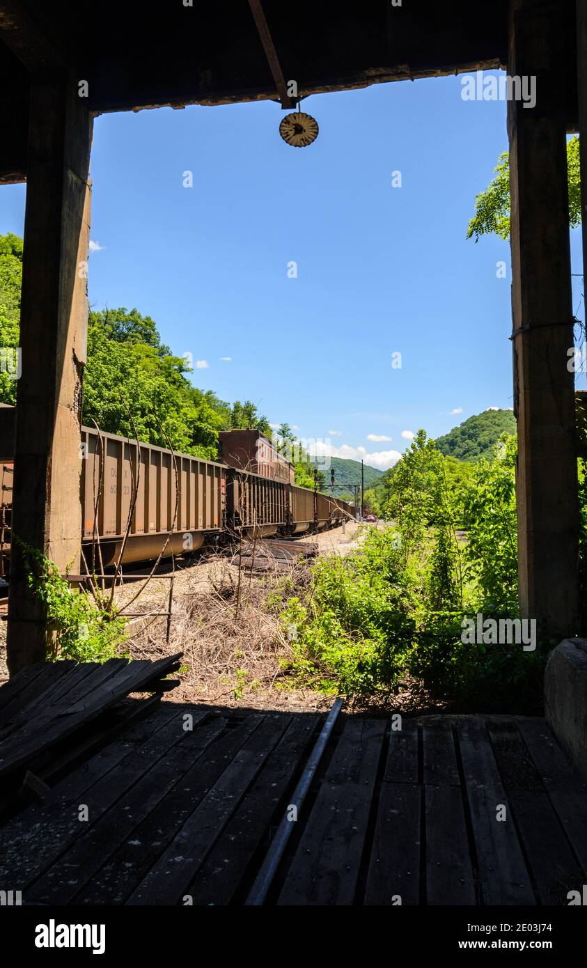 Parco nazionale e riserva di New River Gorge Foto Stock